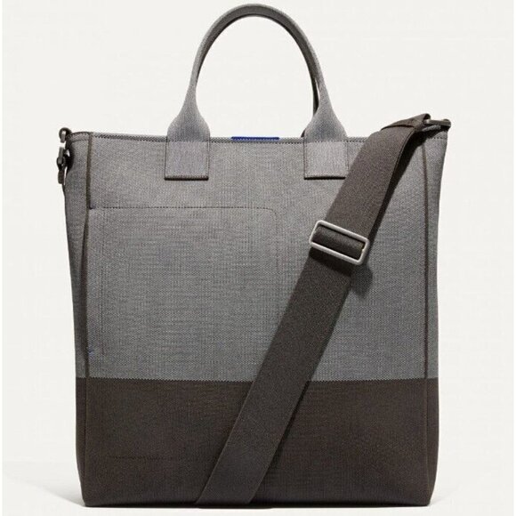 New Rothy's The Carryall Slate Brown Shoulder Tote Bag Rothys Carry All - Picture 1 of 14